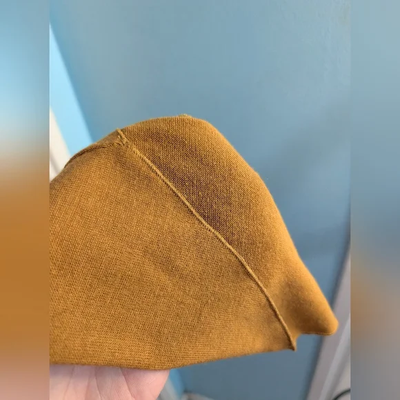 ⭐ Host Pick ⭐  Nikki Poulos Rust Color Open Fron Duster / Cardigan Size Large - Picture 4 of 7